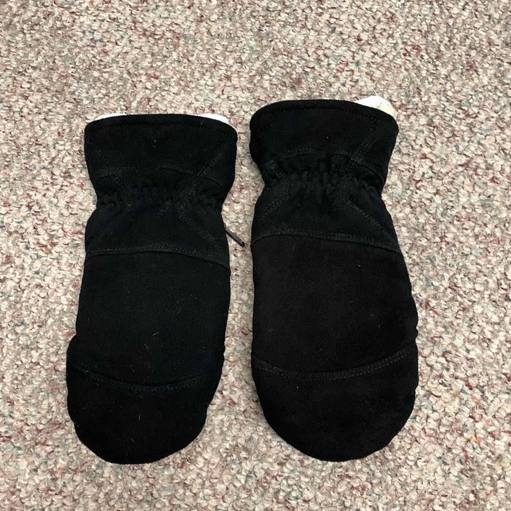 New suede/fleece mitts